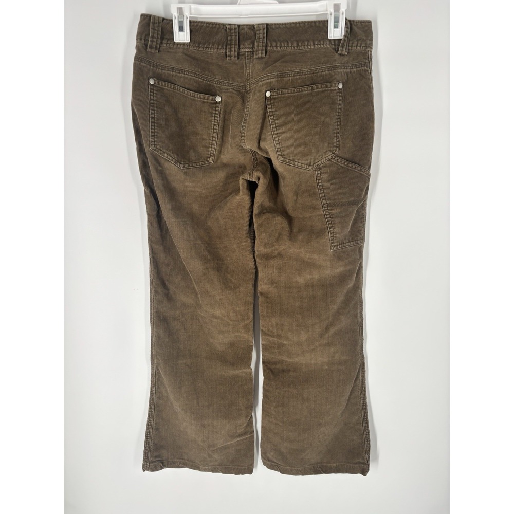 90s Vintage J. Crew Jeans Brown Corduroy Mid-Rise Boot Cut Sz 8 Indie Grunge - Picture 11 of 11